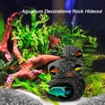 thumbnail image 7 of SLYNSHome Aquarium Decorations Cave Fish Tank Accessories Rock Decor for Shrimp Cichlid Hiding Breeding Small Fish Bowl Hide Decor Betta Toys Hideout Stones House - 2.4 inch, 7 of 7