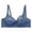 Blue, variant on Lxkfashion Women Full Coverage Bra Womens Underwire Bra Lace Floral Bra Unlined Unpadded Plus Size Full Coverage Bra