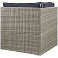 thumbnail image 3 of Modway Repose Outdoor Patio Corner in Light Gray Navy, 3 of 3