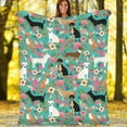 thumbnail image 3 of Yibo Funny Animals Puppy Dog Blanket Flannel Soft and Comfortable Anti-static Bed Sofa Blanket, 3 of 8
