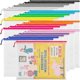 thumbnail image 1 of Bolsa de malla con cremallera JARLINK A3 42,9 x 31,5 cm, 24 unidades, 12 colores, 1 of 8