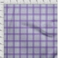 thumbnail image 4 of oneOone Cotton Silk Violet Fabric Check Sewing Fabric By The Yard Printed Diy Clothing Sewing Supplies 42 Inch Wide, 4 of 4