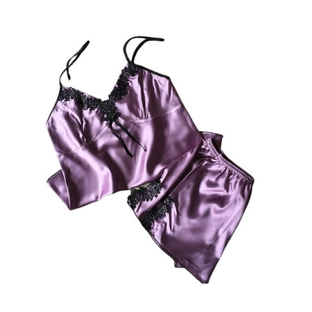 

Womens Ladies Sexy Lingerie Pajamas Set Sleepwear Nightwear Strap Underwear Suit