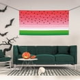 thumbnail image 2 of Zufioo Watermelon Print Holiday Banners, Party Banners, Hanging Flags, Bar Shopping Mall Garden Wall Decorations, Holiday Decoration Supplies-Small, 2 of 8