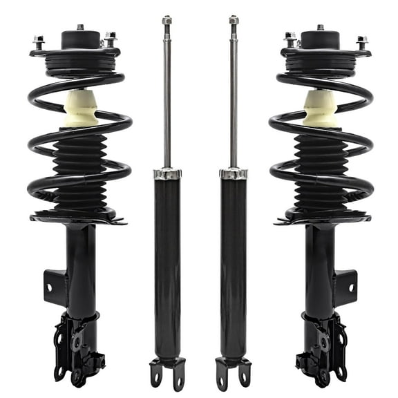 Detroit Axle - Front Struts w/Coil Springs Rear Shock Absorbers Replacement for 2012-2014 Hyundai Sonata, 2012-2015 Kia Optima Gas - 4pc Set