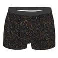 thumbnail image 4 of Goofa Doodle Dinosaur Printed Men's Boxer Briefs Underwear, Moisture-Wicking Underwear, Trunk,Soft and Breathable Cotton Underwear-X-Large, 4 of 9
