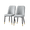Light Gray | 2 Pack, variant on Tcbosik Dining Room Chairs Set of 4, PU Leather Chair with Metal Legs, Upholstered Side Chair for Kitchen, Living Room, White Gray