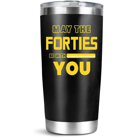 40th Birthday Gifts for Men,Gifts for Women Turning 40-1981 Birthday Gifts for Men,40th Birthday Decorations for Men- 40 Year Old Gifts for Men, Him, Her, Husband, Wife, Dad, Mom - 20 Oz Tumbler