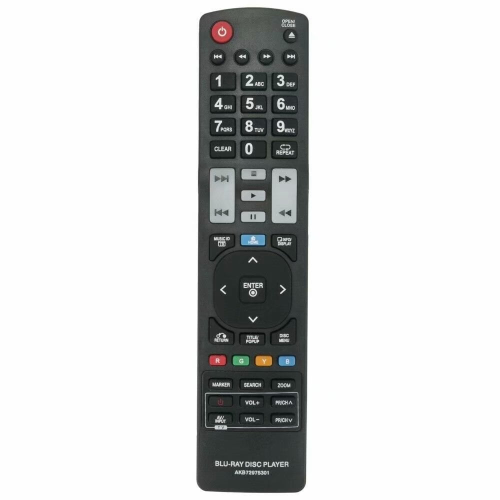 New Remote replacement AKB72975301 for LG bluray disc player BD560