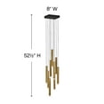 thumbnail image 4 of Vida-Six Light Medium Pendant-8 Inches Wide By 52.5 Inches Tall-Black Finish Fredrick Ramond Lighting Fr49906blk, 4 of 4