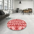 thumbnail image 4 of Ahgly Tapis Rectangulaire Lavable en Machine Intérieur Transitionnel Rose Corail Clair, 2 Pieds x 3 Pieds, 4 of 7