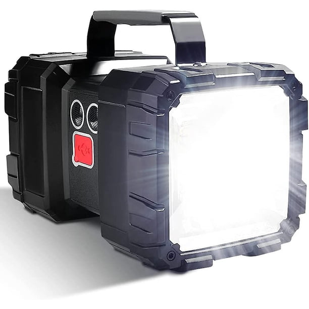 Rechargeable LED Flashlight Ultra Long Standby High Power Waterproof Camping Lantern 7 Super Bright Modes LED Search Light with USB Power Bank Output