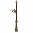 thumbnail image 2 of Lewiston Post only, with support bracket, decorative ornate base and pineapple finial , White - LPST-703-BL, 2 of 3