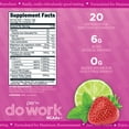 thumbnail image 2 of Perk Do Work Naturally Sweetened BCAA + Hydration Electrolytes Powder (Strawberry Limeade) 20 Servings - with Coconut Water & Coconut Milk, 2 of 2