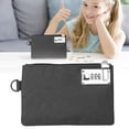 thumbnail image 2 of pdqouc 5x8 Inch Secure Storage Pouch with Lock, Sturdy Nylon Carrying Bag for Cards, Documents and Valuables, Portable Organizer for Daily and Travel Use, 2 of 9