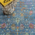 thumbnail image 6 of SAFAVIEH Valencia Grigor Oriental Polyester Area Rug, Blue/Multi, 4' x 6', 6 of 11