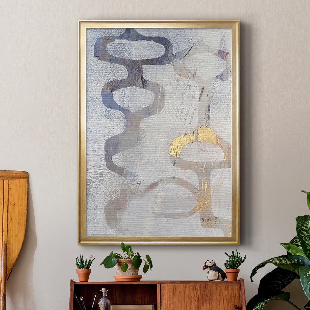 Linx I Premium Framed Print, in Gold, Black, or Silver - Ready to Hang