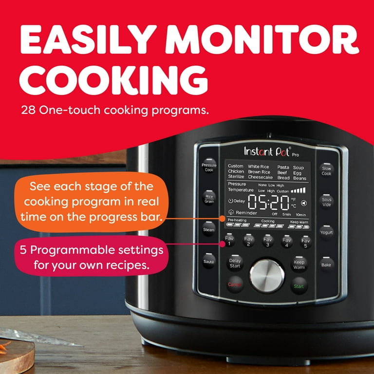 Electric Pressure Saute Setting Instant Pot Instant Pot Pro 6-Quart