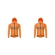 thumbnail image 3 of Yuarrent Chaqueta de ciclismo abrigo con capucha para correr rompevientos chaleco a prueba de viento ropa impermeable mujer hombre montar Naranja 4XL/EUR 3XL 2Conjunto, 3 of 6