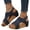 Blue, variant on YOUYEDIAN Womens Orthopedic Sandals Arch Support Flat Wedge Sandals Lightweight Non Slip Slip on Walking Shoes Beach 2026 New Orthopedic Shoes (Beige)