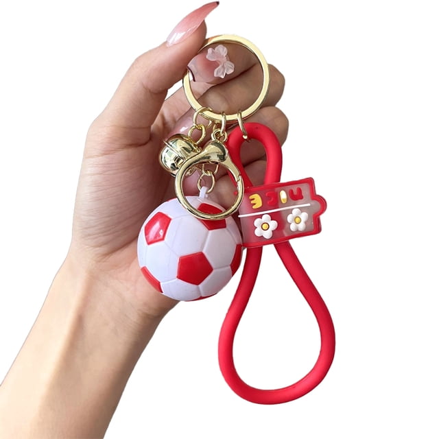 LLavero de fútbol para niños, equipo deportivo para niños, llavero de fútbol para hombres, suministros para recuerdos de fiesta de la Copa Mundial de fútbol