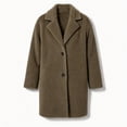 thumbnail image 4 of Horkkom Long Winter Coats for Women Fleece Warm Button Jacket Soft Fuzzy Lapel Coat XL, 4 of 4