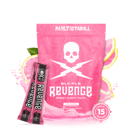 BLK FLG Revenge Energy Sticks Pink Plunder 15 Count