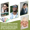 thumbnail image 4 of 20 Packs Microfiber Glasses Cleaner Soft Brush for Sunglasses, Reading Glasses and Other Cleaning Tools, Convenient to Carry Mini Microfiber Glasses Cleaning Clip, Random Colors, 4 of 7