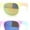 [2-Pack] Pink & Yellow, variant on Photochromic Color Changing Frame Matte Sport Horn Rim Sunglasses Pink Blue - Blue Mirror