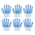 thumbnail image 1 of 3 Paires de Gants de Travail en Polyester et Coton Gants de Protection Protège-Mains pour Enfants, 1 of 9