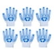 thumbnail image 1 of 3 pares de guantes transpirables Guantes de algodón de poliéster para niños Guantes de jardinería infantil, 1 of 5