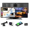 thumbnail image 1 of Wireless Carplay Screen, 10.26"Portable Car play & Android Auto Touch Screen, Bluetooth Double Din Car Stereo with 4K Dash Cam,1080P Backup Camera/Mir, 1 of 7