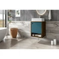 thumbnail image 6 of Liberty Wood Fltg. 18" Bathroom Vanity Sink & Shelf in Rustic Brown & Aqua Blue, 6 of 10