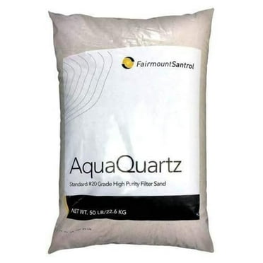 Pool Filter Sand 50 Pounds All Natural, White