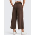 thumbnail image 2 of CRZ YOGA Lightweight Wide Leg Cropped Pants for Women 25" Casual Travel Work Sweatpants Summer, 2 of 4