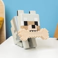 thumbnail image 3 of Lámpara de noche Paladone Minecraft Wolf GloBuddies 3D Light, 3 of 7