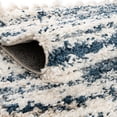 thumbnail image 3 of Rugs.com Serenity Shag Collection Rug – 7 Ft Round Blue Shag Rug Perfect For Kitchens, Dining Rooms, 3 of 6