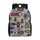 thumbnail image 1 of Fotbe Bright Insects Mochila de Viaje para Laptop, Mochila Ejecutiva Delgada y Resistente 15.6", 1 of 8