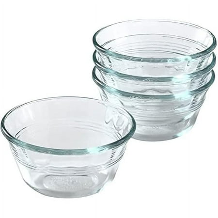 

ZHOUJIA 6-Ounce Custard Cups Set of 4