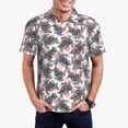 thumbnail image 3 of Balery Turtle Printed Men’s Short Sleeve Polo Shirt, Midweight Men's Shirt,Golf Polo shirts -3X-Large, 3 of 9