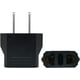 thumbnail image 3 of Small Europe To Usa Plug Adapter, Black Europe To Usa Socket Adapter, Fire Safe Europe/asia To Usa/canada Travel Power Plug Adapter (2 Pack), 3 of 5