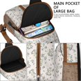 thumbnail image 4 of Romantic Floral Sling Bag with Sunflower and Daisy Pattern, Lightweight Durable Crossbody Backpack, Adjustable Strap, Multiple Compartments for Travel, Gym, Outdoor Use, 4 of 4