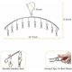thumbnail image 3 of Tendedero colgante de acero inoxidable para secar calcetines, percha para secadora con 10 pinzas para pañales de tela, sujetadores, toallas, ropa interior, bufandas, guantes (2 piezas) -, 3 of 5