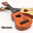 thumbnail image 4 of Mini Four Strings Children Guitar Toy Beginners Ukulele Musical Instruments Simulation Playing Early Educational Toys for Kids 35 orange, 4 of 6