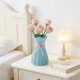thumbnail image 6 of Unique Faux Weave Decorative Vase Modern Plastic Floral Vase For Home Wedding Table Centerpiece Shelf Display Minimalist Decorative Accent For Living Room Bedroom Office Stylish Gift, 6 of 6