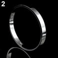thumbnail image 3 of SmartBy Women Men Simple Titanium Steel Plain Cuff Bangle Bracelet Xmas Gift Jewelry, 3 of 7