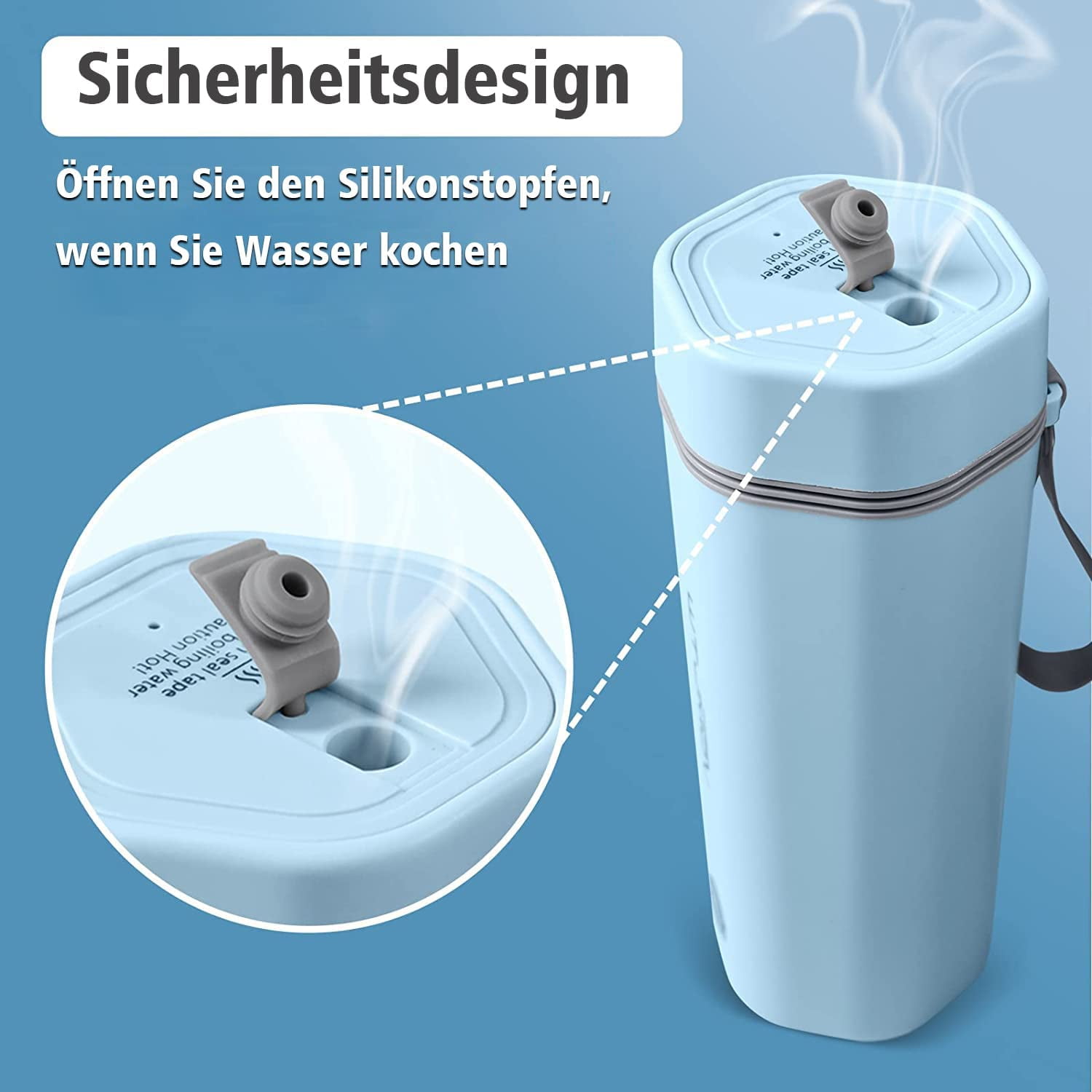 Portable Travel Kettle - Small Electric Thermos/Heating Mug/Personal Bottle/Coffee  Maker - Fast Boiling Hot Water Boiler/Heating/Water Boiler-Mini Kettle  350ml | Walmart Canada