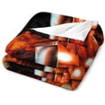 thumbnail image 3 of Horror Movie Halloween Michael Myers Printed Plush Throw Blanket, Ultra Soft Microfiber for Sofa Bedroom Living Room or Camping 40" x 50", 3 of 8