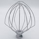 thumbnail image 3 of EeaseMX Batidora eléctrica para huevos, espumadora, batidora, herramienta de cocina, agitador de acero inoxidable, compatible con batidor de 6 alambres KN256WW, 5/6 cuartos, color plateado, 3 of 7