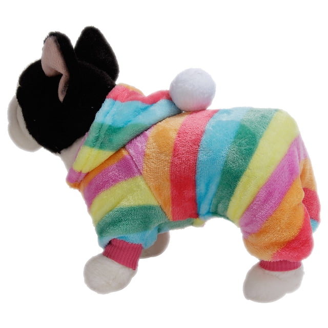 Ropa de una pieza de color para mascotas, material de franela, ropa de otoño e invierno para mascotas, ropa de algodón para perros MFZFUKR BST2002222-2